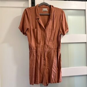 Terracotta Linen Jumper